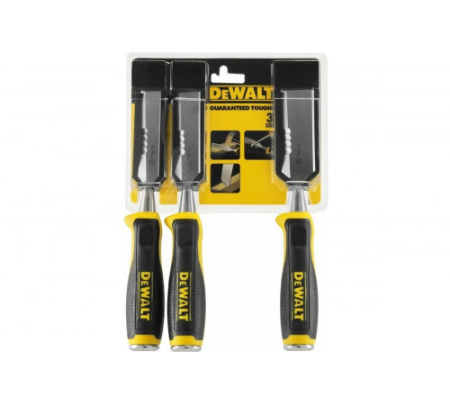 Набор стамесок DEWALT 3 шт, лезвие с дополнительной режущей кромкой 18, 2 DWHT0-16148