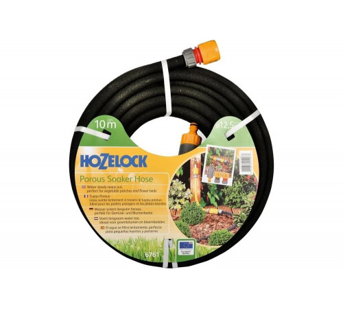 Пористый шланг для полива с коннекторами Hozelock 6761 1/2", 10 м 6761P3600