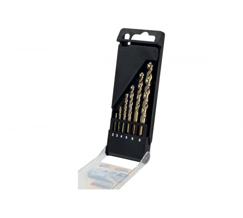 Набор сверл по металлу COBALT INDUSTRIAL 8% (6 шт.) в пластиковой кассете DEWALT DT4956