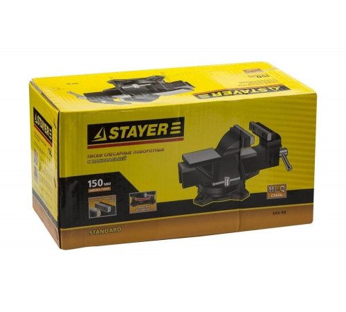 STAYER, 150 мм, слесарные тиски, 3254-150