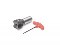 Фреза концевая AE390-R050.16.04.W32.C (50 мм; Z4; хвостовик Weldon 32 мм; СОЖ) с механическим креплением 4-гранная пластина APKT 1604 Русский Инструмент ri.193.149