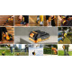 Аккумуляторная газонокосилка DEKO DKLM20V 20В, 1x4.0Aч 063-3007
