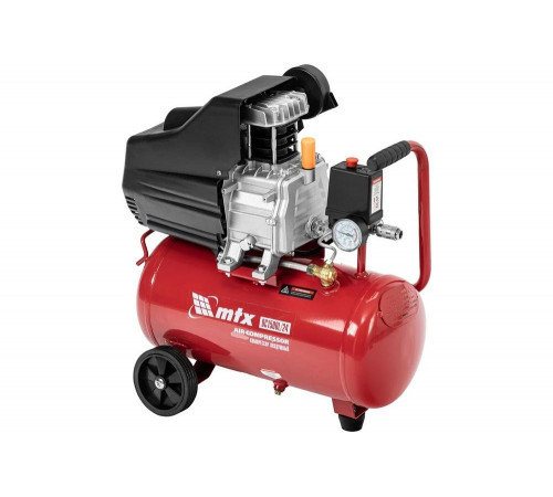 Воздушный компрессор MTX dc1500l/24, 1,5 квт, 24 л, 210 л/мин 58017 Воздушный компрессор MTX dc1500l/24, 1,5 квт, 24 л, 210 л/мин 58017