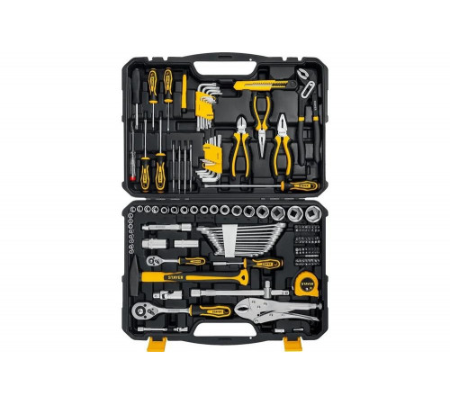STAYER 154 шт., универсальный набор инструмента UNIVERSAL 154 27710-H150 STAYER 154 шт., универсальный набор инструмента UNIVERSAL 154 27710-H150