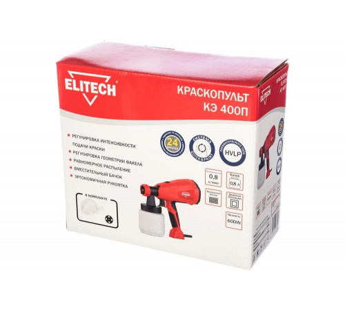 Краскопульт ELITECH КЭ 400П (189845) Краскопульт ELITECH КЭ 400П (189845)