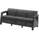 Диван Keter Corfu Triple (love seat max) графит 258975
