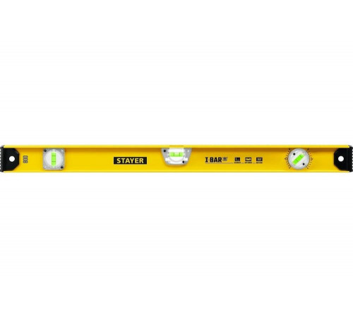 STAYER 800 мм, 3 глазка, линейка, поворотный глазок, двутавровый уровень I-Bar180 3470-080_z02 STAYER 800 мм, 3 глазка, линейка, поворотный глазок, двутавровый уровень I-Bar180 3470-080_z02