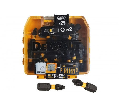 Бита DEWALT PZ2, 25 мм, 25 шт DT70556T-QZ