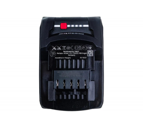 Аккумулятор METABO 18В 8Ач Li-Ion (625369000) Аккумулятор METABO 18В 8Ач Li-Ion (625369000)