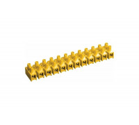 Контактный зажим IEK винтовой ЗВИ-5 н г 1,5-4,0мм2 желтый 2шт блистер UZV7-005-04-2