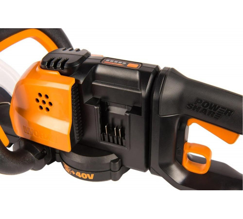 Аккумуляторный кусторез WORX 40В 2х2.0 А*ч, двойное ЗУ WG284E Аккумуляторный кусторез WORX 40В 2х2.0 А*ч, двойное ЗУ WG284E
