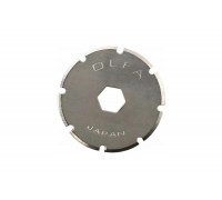 Лезвие круглое перфорированное 2шт. для ножа PRC-2, 18х0,3мм OLFA OL-PRB18-2