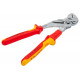 Переставные клещи-ключ Knipex VDE, 250 мм, хром, 2К ручки, KN-8606250SB