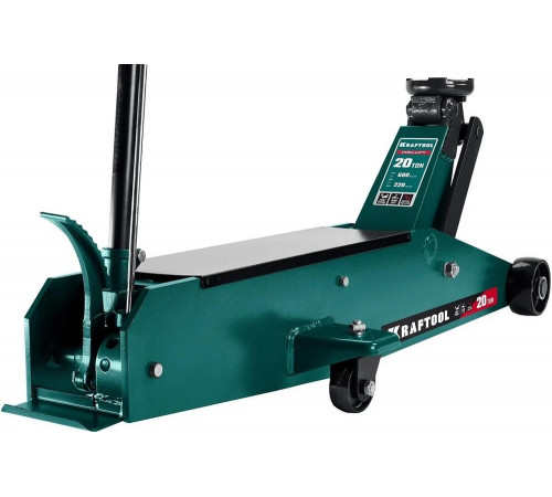 Подкатной домкрат для тяжелой техники KRAFTOOL Kraft-lift 20 т, 220-680 мм 43455-20 Подкатной домкрат для тяжелой техники KRAFTOOL Kraft-lift 20 т, 220-680 мм 43455-20