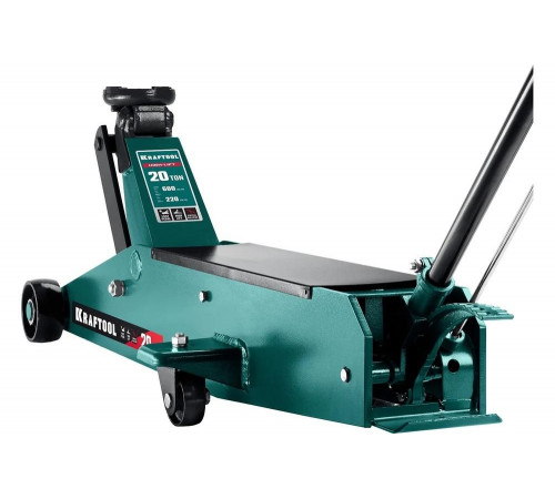 Подкатной домкрат для тяжелой техники KRAFTOOL Kraft-lift 20 т, 220-680 мм 43455-20 Подкатной домкрат для тяжелой техники KRAFTOOL Kraft-lift 20 т, 220-680 мм 43455-20