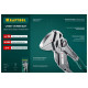 KRAFTOOL 250 мм, клещи переставные Vise-Wrench 22065