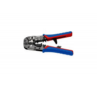 Пресс-клещи для штекеров Knipex 3-в-1, 1 гнездо, 8-пин 8p8c, резка и зачистка кабеля KN-975113SB
