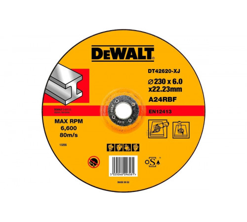 Круг обдирочный по металлу DEWALT DT42620, 230x6 мм DT42620-XJ