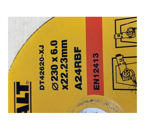 Круг обдирочный по металлу DEWALT DT42620, 230x6 мм DT42620-XJ