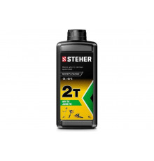 Масло минеральное 2T-M для 2-тактных двигателей, 1 л STEHER 76001-1