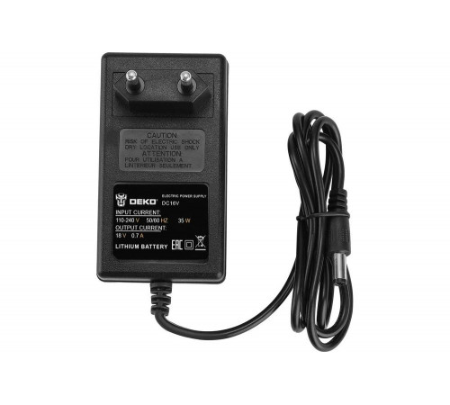 Зарядное устройство DEKO DC16V, 16В, 1,5Ач, Li-ion 065-1030 Зарядное устройство DEKO DC16V, 16В, 1,5Ач, Li-ion 065-1030