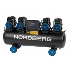 Безмасляный компрессор NORDBERG 380В, ресивер 120 л, 1000 л/мин NCEO120/1000 01-00000891