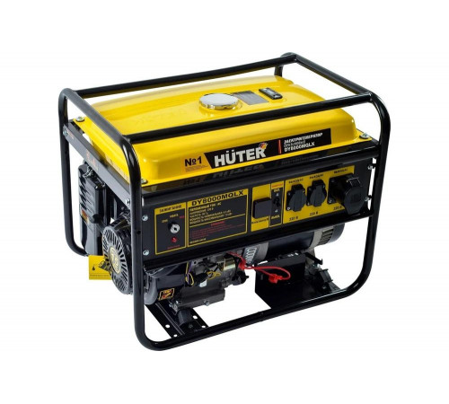 Бензиновый электрогенератор Huter DY8000MQLX 900/64/1/60