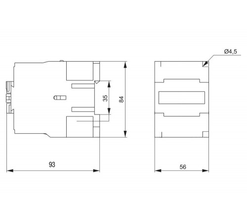Контактор IEK КМИе-22510 25А 230В/АС3 1НО KKME21-025-230-10
