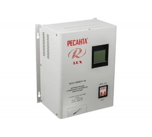 Стабилизатор напряжения серии LUX РЕСАНТА АСН-12000Н/1-Ц
