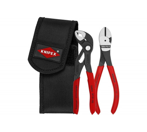 Набор универсальный Knipex ключ переставной + бокорезы, в поясной сумке Набор универсальный Knipex ключ переставной + бокорезы, в поясной сумке