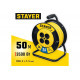 Силовой удлинитель на катушке STAYER S 225 ПВС 2x1.5 50м 3500Вт 55072-50