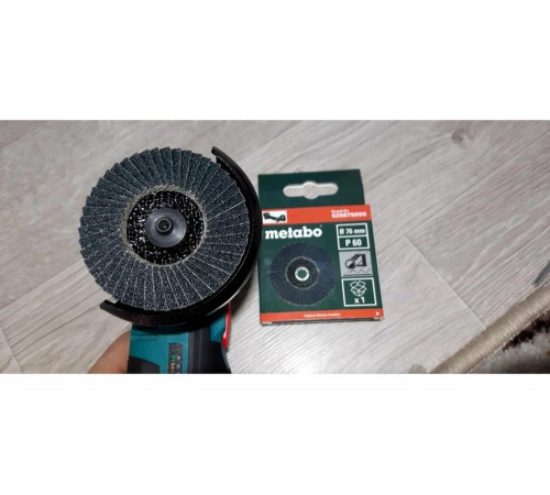 Круг шлифовальный ламельный F-ZK Flexiamant (76х10 мм; Р60) Metabo 626875000 Круг шлифовальный ламельный F-ZK Flexiamant (76х10 мм; Р60) Metabo 626875000