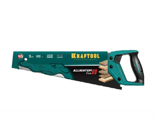 KRAFTOOL 11 TPI, 400 мм, ножовка для точного реза Alligator Fine 11 15203-40