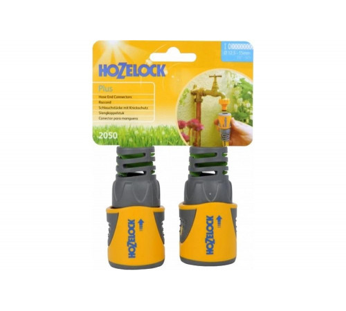 Коннектор Plus для концов шланга 1/2 2 шт. Hozelock 2050P9600 Коннектор Plus для концов шланга 1/2 2 шт. Hozelock 2050P9600
