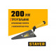 Кельма STAYER Professional треугольник, нерж. полотно, 2-х комп. рук-ка, 200x145мм 08292