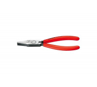 Тупоносые плоскогубцы Knipex рифлённые губки 28 мм, длина 140 мм, обливные ручки KN-2001140