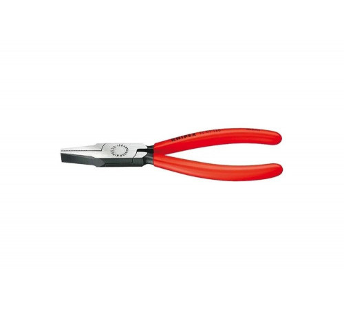 Тупоносые плоскогубцы Knipex рифлённые губки 28 мм, длина 140 мм, обливные ручки KN-2001140 Тупоносые плоскогубцы Knipex рифлённые губки 28 мм, длина 140 мм, обливные ручки KN-2001140