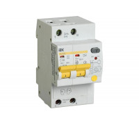 Дифференциальный автомат IEK АД12MS 2Р 50А 100мА MAD123-2-050-C-100