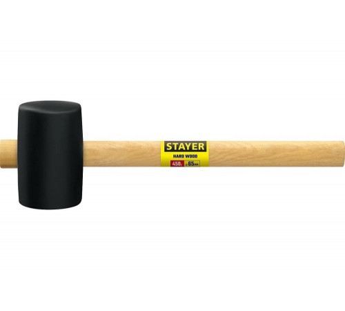 STAYER 450 г, киянка резиновая черная с деревянной ручкой 20505-65 Master STAYER 450 г, киянка резиновая черная с деревянной ручкой 20505-65 Master