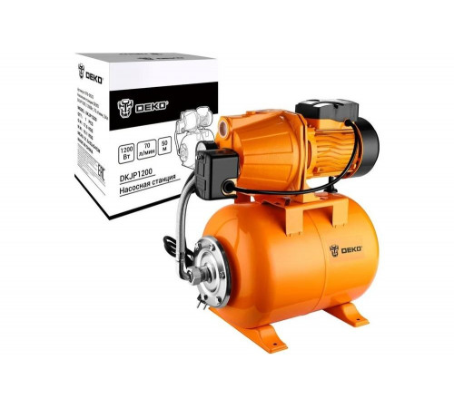 Насосная станция DEKO DKJP1200, 1200 Вт, 70 л/мин, 24л 076-0532 Насосная станция DEKO DKJP1200, 1200 Вт, 70 л/мин, 24л 076-0532