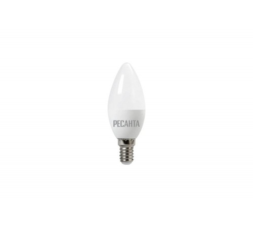 Светодиодная лампа Ресанта LL-R-C37-6W-230-4K-E14 Светодиодная лампа Ресанта LL-R-C37-6W-230-4K-E14