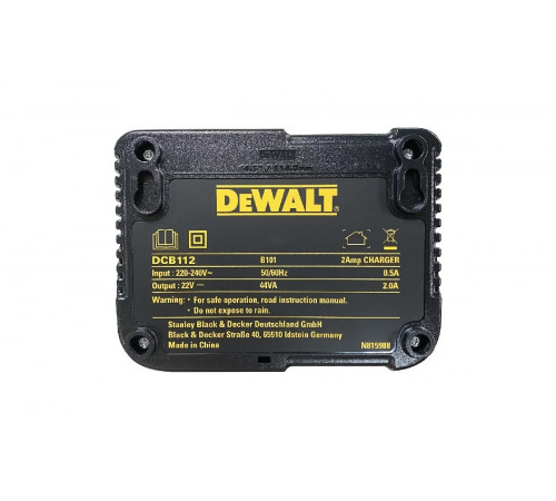 Зарядное устройство DEWALT 12/14.4/18 В, 2 А DCB112