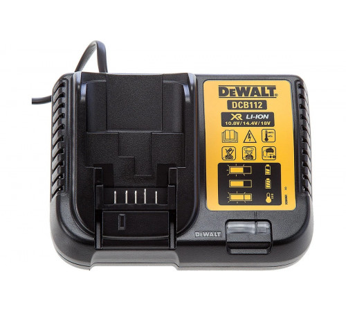 Зарядное устройство DEWALT 12/14.4/18 В, 2 А DCB112