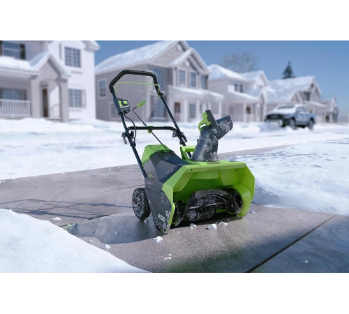 Аккумуляторный бесщеточный снегоуборщик GreenWorks GD60ST 60V 2602407 Аккумуляторный бесщеточный снегоуборщик GreenWorks GD60ST 60V 2602407