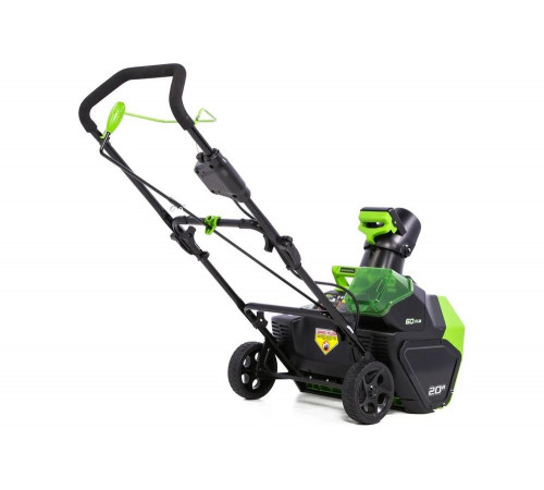 Аккумуляторный бесщеточный снегоуборщик GreenWorks GD60ST 60V 2602407 Аккумуляторный бесщеточный снегоуборщик GreenWorks GD60ST 60V 2602407