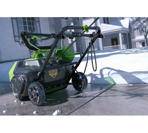 Аккумуляторный бесщеточный снегоуборщик GreenWorks GD60ST 60V 2602407 Аккумуляторный бесщеточный снегоуборщик GreenWorks GD60ST 60V 2602407