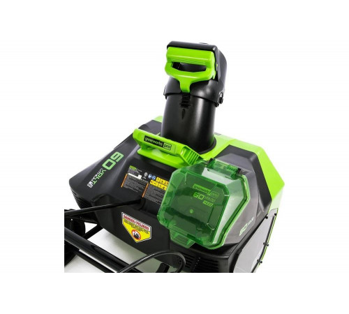 Аккумуляторный бесщеточный снегоуборщик GreenWorks GD60ST 60V 2602407 Аккумуляторный бесщеточный снегоуборщик GreenWorks GD60ST 60V 2602407