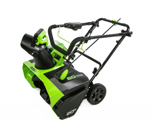 Аккумуляторный бесщеточный снегоуборщик GreenWorks GD60ST 60V 2602407 Аккумуляторный бесщеточный снегоуборщик GreenWorks GD60ST 60V 2602407
