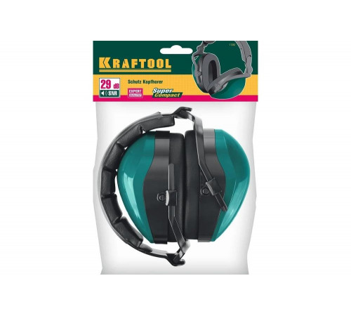KRAFTOOL PROFI-29 защита до 109дБ, шарнирное крепление чашек, защитные наушники (11362) KRAFTOOL PROFI-29 защита до 109дБ, шарнирное крепление чашек, защитные наушники (11362)