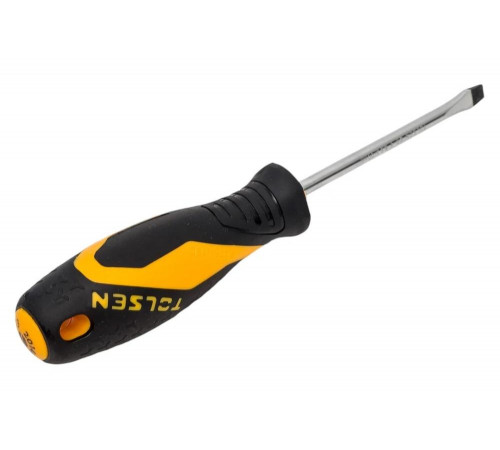 Шлицевая отвертка TOLSEN GRIPro Slotted 6.5 мм, 100 мм TT20144